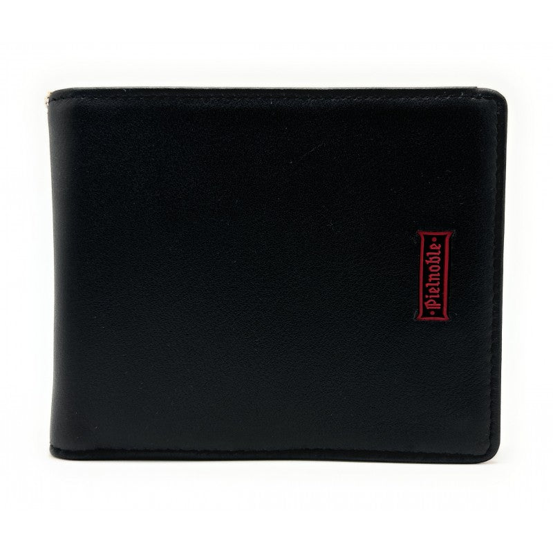 Billetera De Cuero Negro Bisley Con Buscador De Posición Para Clavijas (Peg Position Finder)