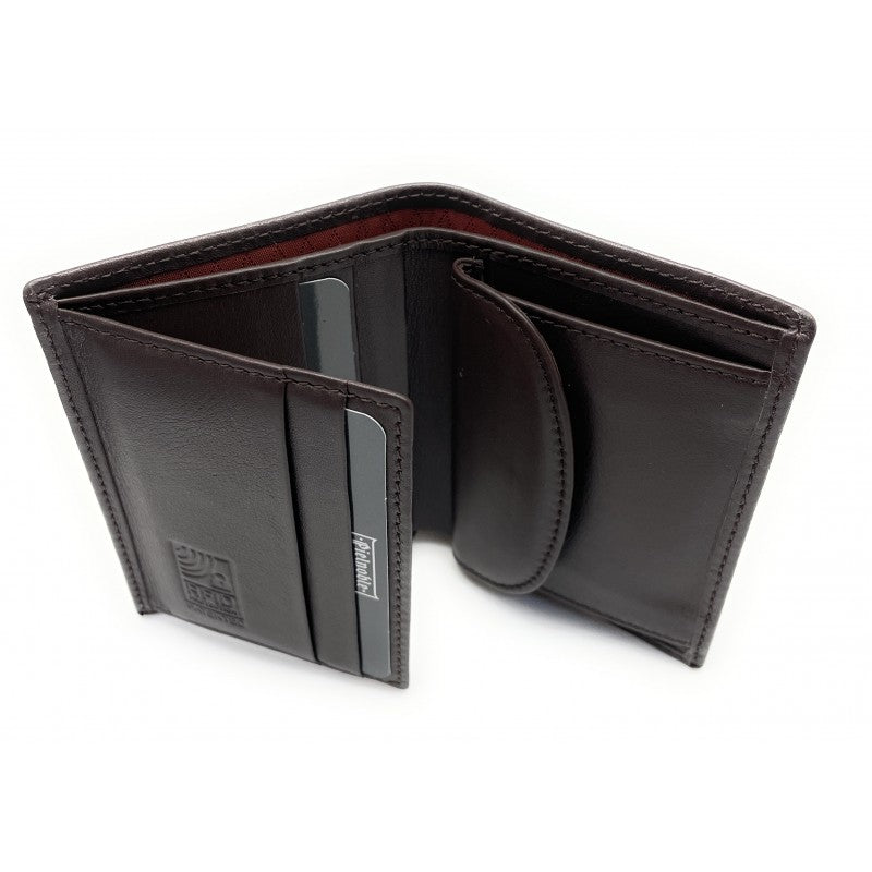 Cartera vertical para 6 tarjetas con monedero 664 PB
