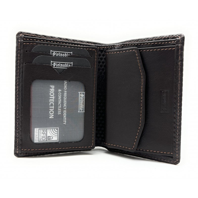 Cartera vertical para 7 tarjetas con monedero 351 PD